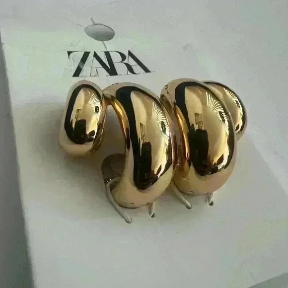🔥🔥Zara Double hoops earrings - Picture 3 of 5